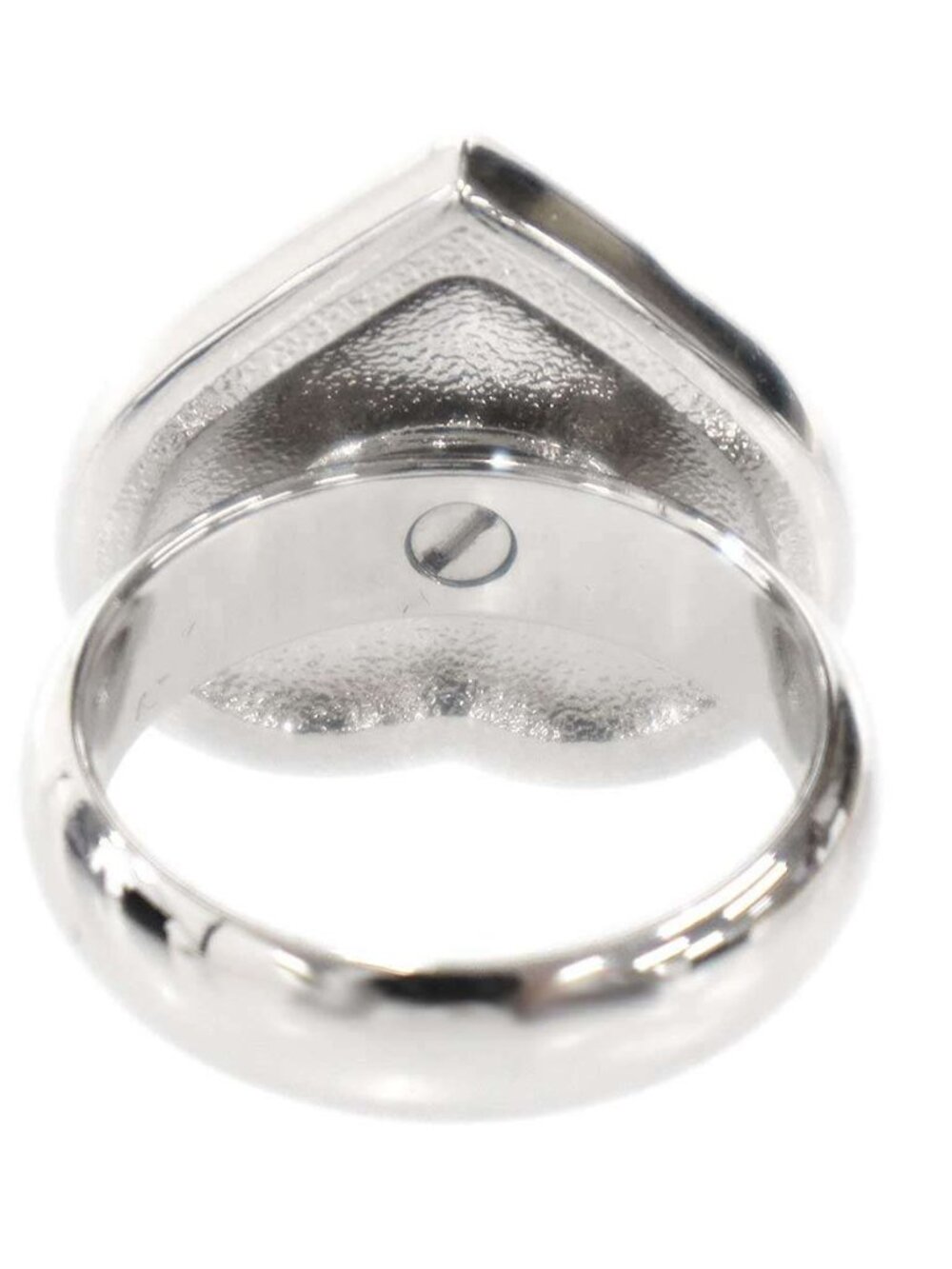 Chanel Faux Pearl CC Logo Ring Silver - Picture 4 of 7